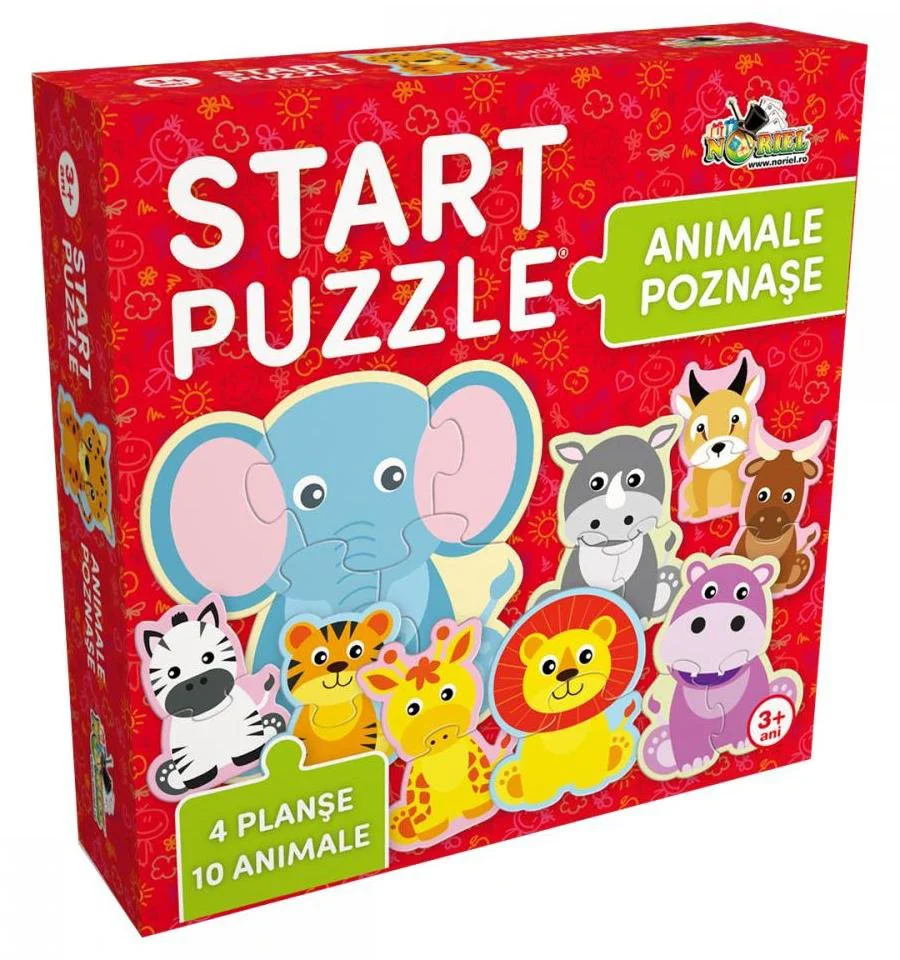 Start Puzzle Noriel "Animalute Poznase", 4 in 1