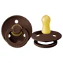 Suzeta rotunda BIBS Mocha din latex (0-6 luni) foto
