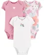 Carter's Set 3 piese - body Flori foto