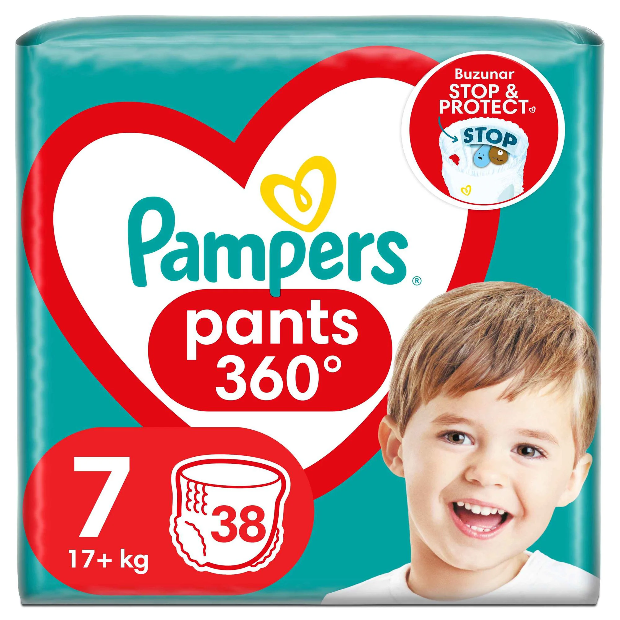 Chilotei Pampers Pants Unisex 7 (17+ kg), 38 buc. foto
