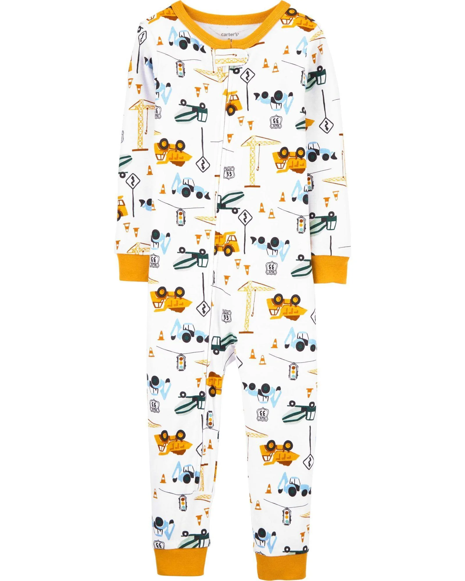 Carter's Pijama bebe cu fermoar Constructii foto