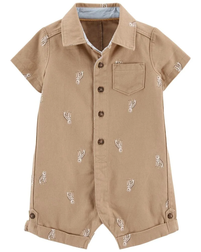 Carter's Salopeta cu guler Leopard