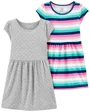Carter's Set 2 rochite cu dungi si buline
