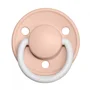 Suzeta rotunda BIBS De Lux Blush Night din silicon (0-36 luni) foto