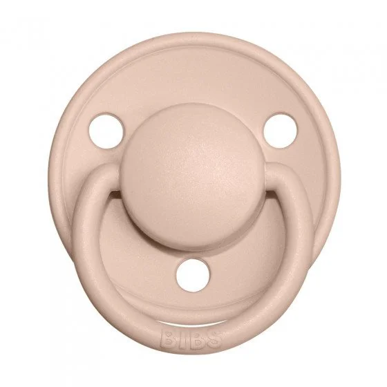 Suzeta rotunda BIBS De Lux Blush din silicon (0-36 luni) foto