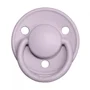 Suzeta rotunda BIBS De Lux Dusty Lilac din silicon (0-36 luni) foto