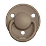 Suzeta rotunda BIBS De Lux Dark Oak din silicon (0-36 luni) foto