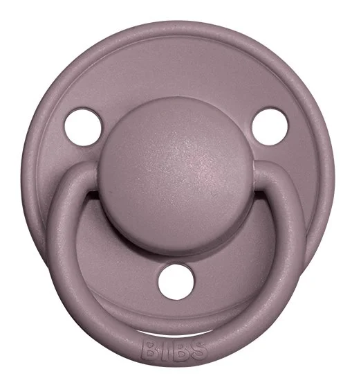 Suzeta rotunda BIBS De Lux Heather din silicon (0-36 luni) foto