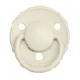 Suzeta rotunda BIBS De Lux Ivory din silicon (0-36 luni) foto