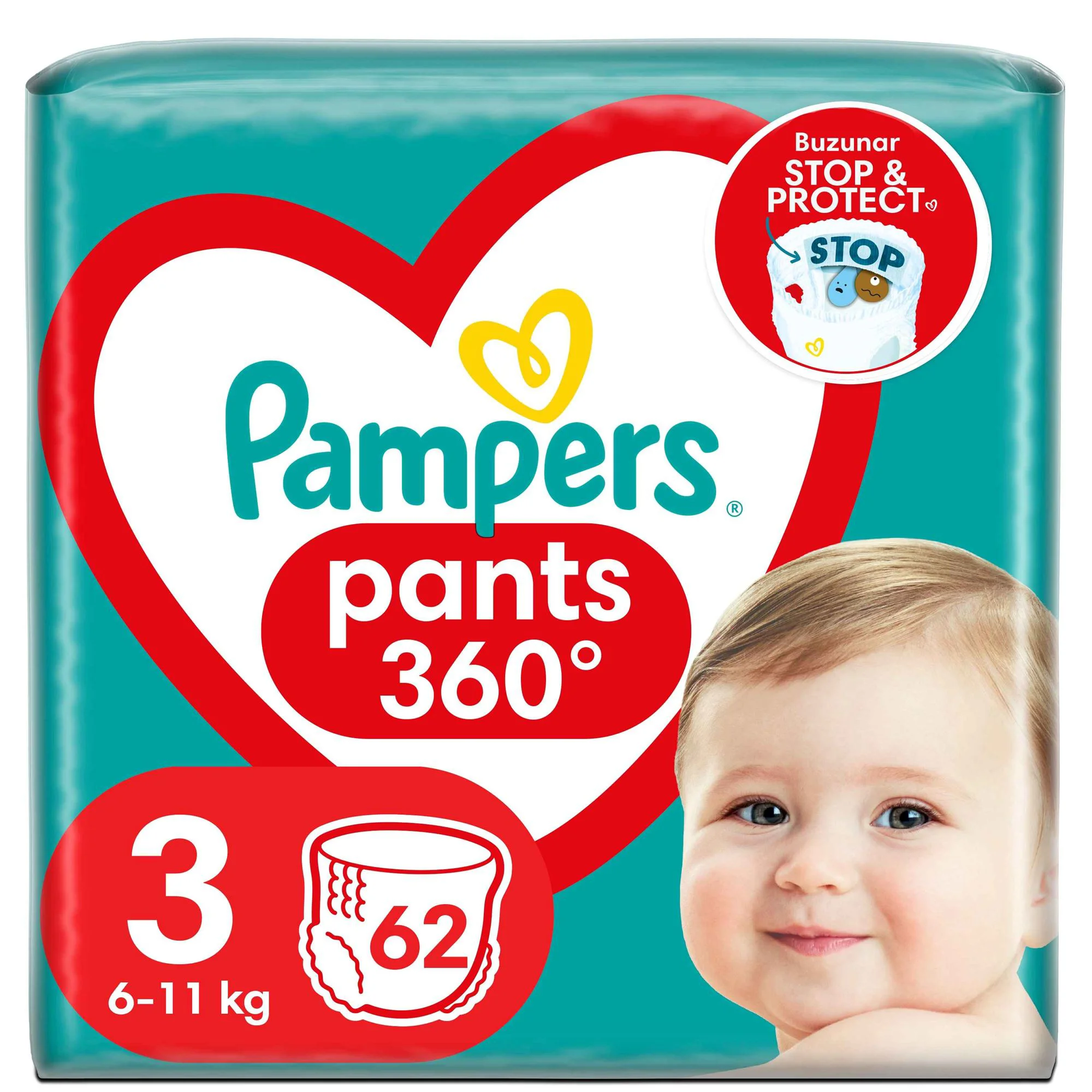 Chilotei Pampers Pants Unisex 3 (6-11 kg), 62 buc. foto