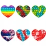 Jucarie Pop It & Flip It Inima multicolora