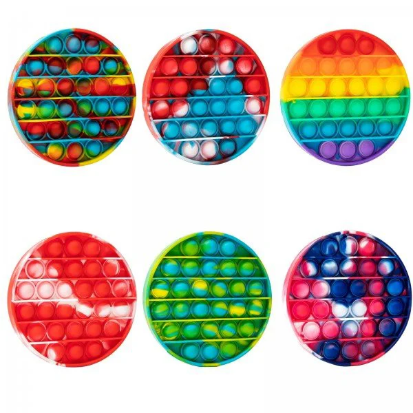 Jucarie Pop It & Flip It Cerc multicolor foto