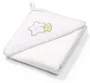 Prosop de baie cu gluga BabyOno Alb, 76x76 cm foto
