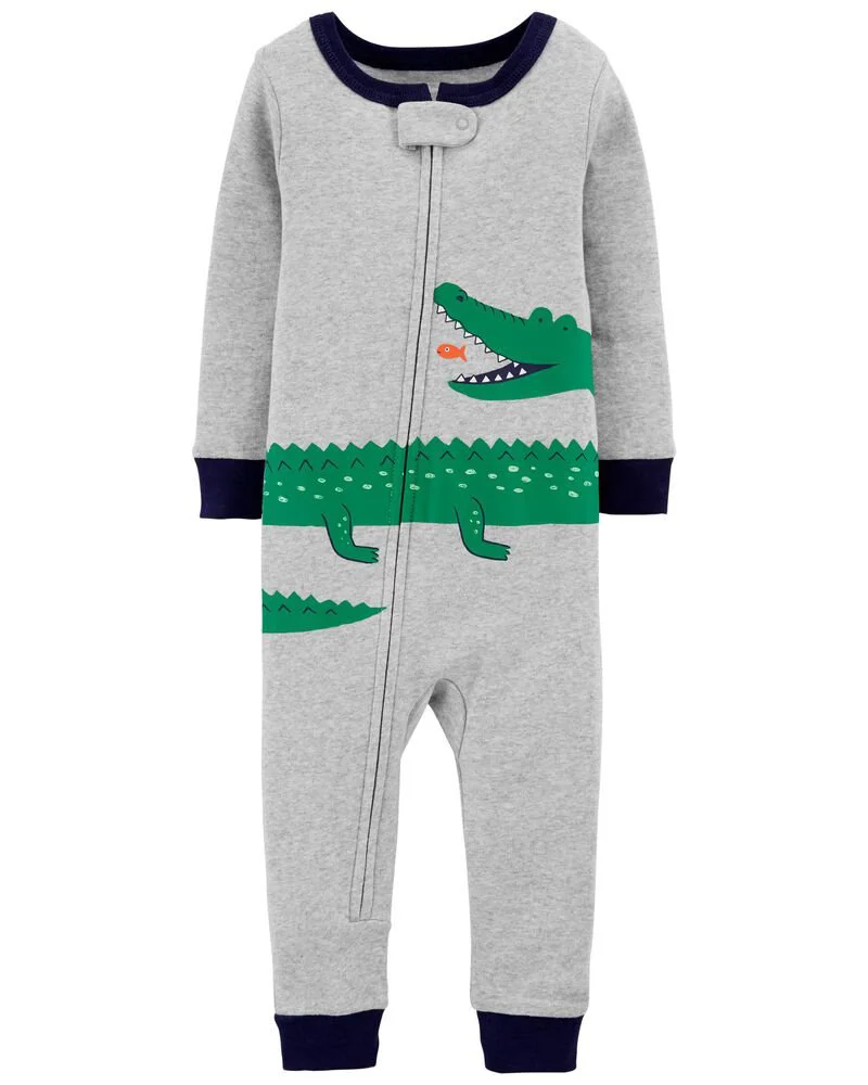 Carter's Pijama cu fermoar Aligator foto