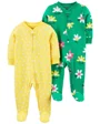 Carter's Set 2 piese Pijamale Flori si buline foto