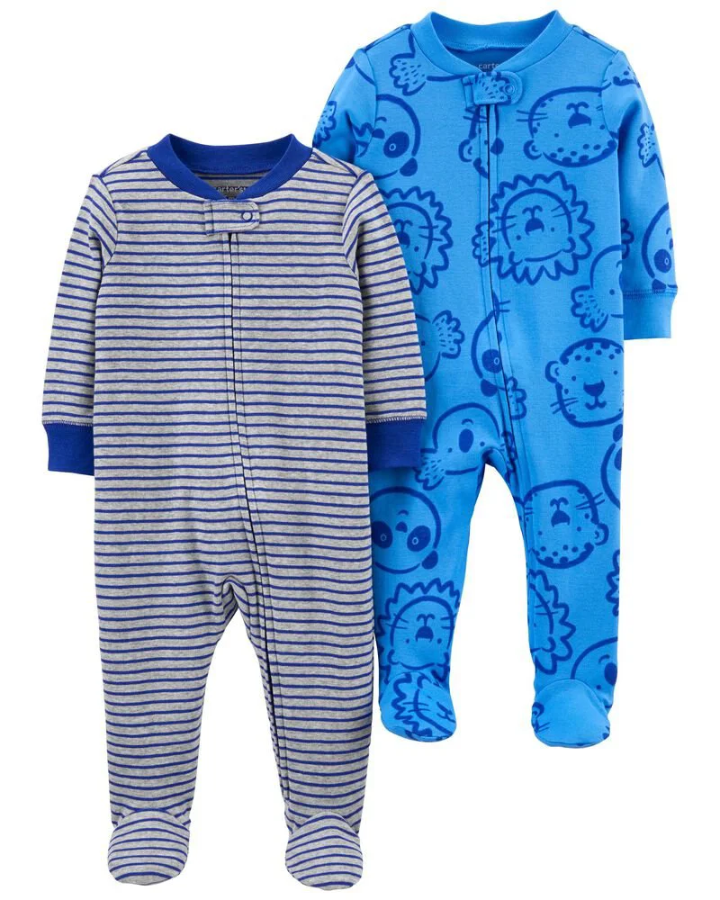 Carter's Set 2 piese Pijamale Leu foto