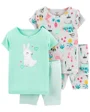 Carter's Set 2 pijamale Iepuras foto