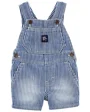 OshKosh Salopeta scurta denim cu dungi