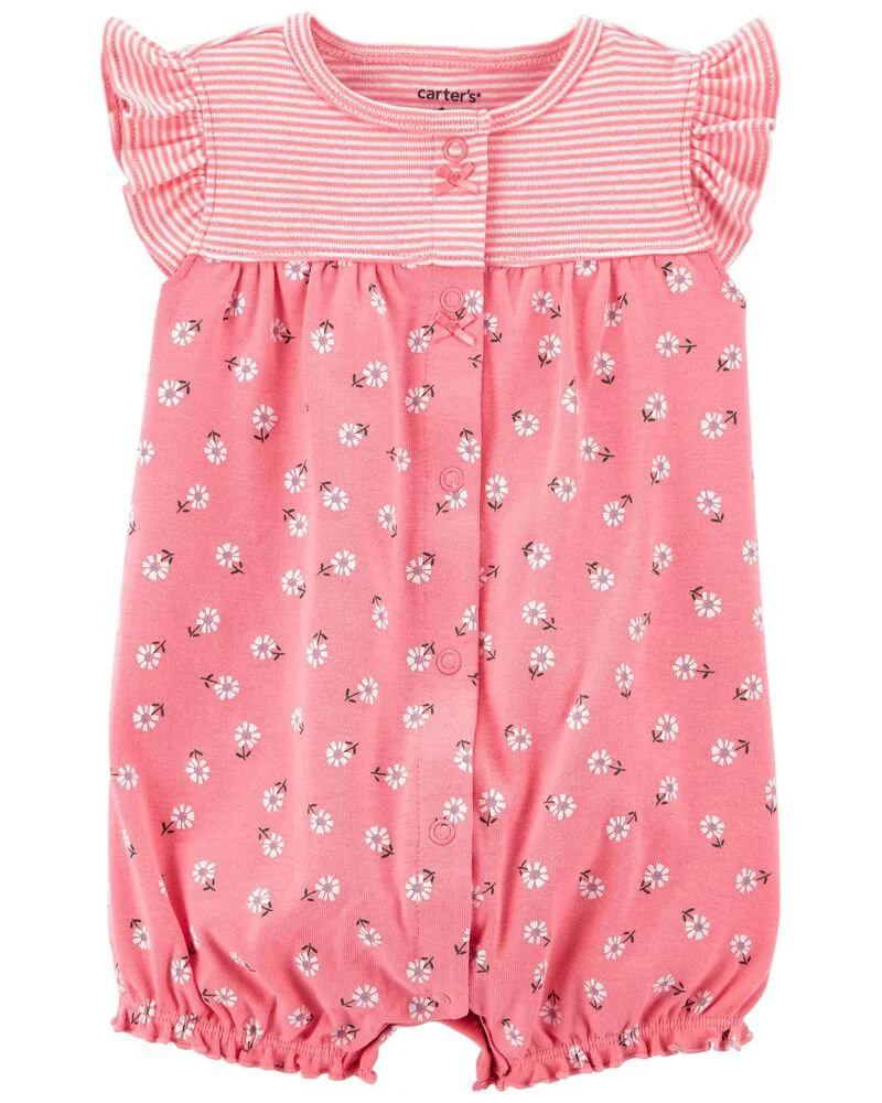 Carter's Летний комбинезон Цветы