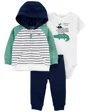 Carter's Set 3 piese Hanorac, pantaloni si body Testoasa foto
