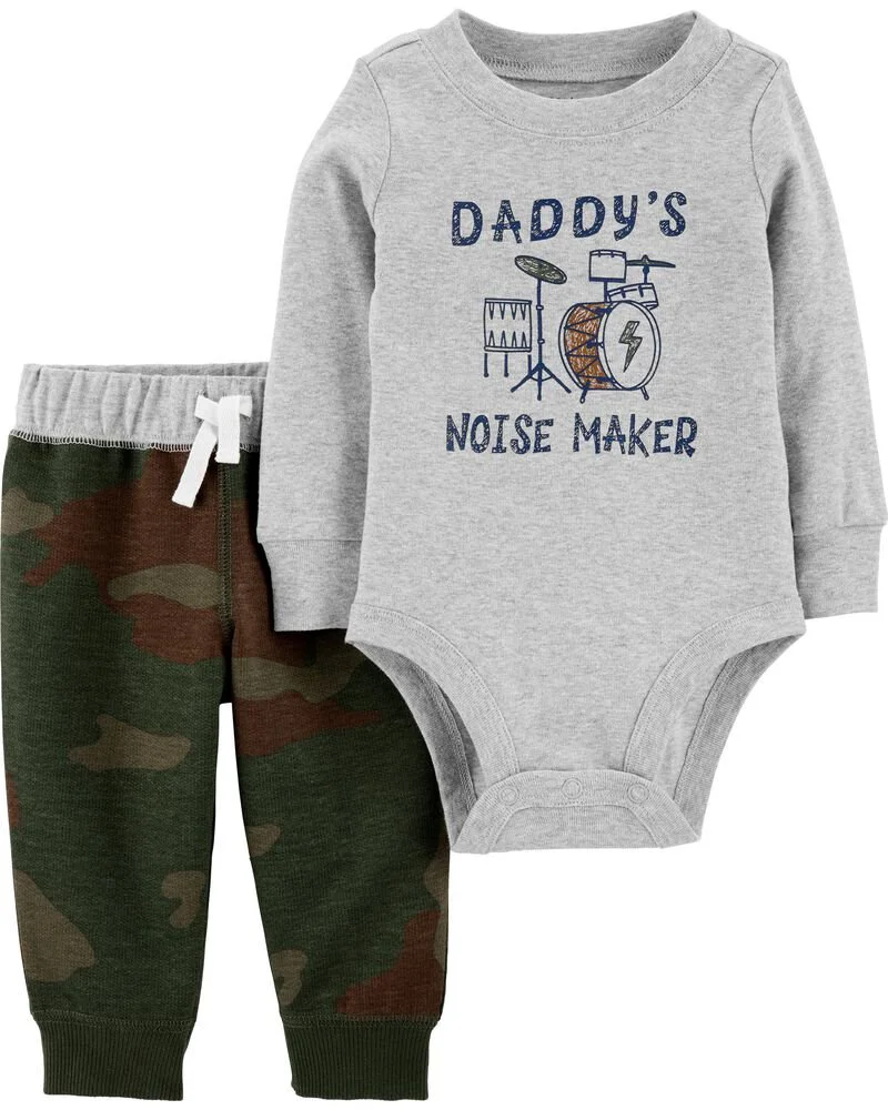 Carter's Set 2 piese Body si pantaloni Camuflaj foto