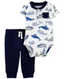 Carter's Set 2 piese Body si pantaloni Balena foto