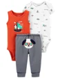 Carter's Set 3 piese Pantaloni si 2 body Catel foto