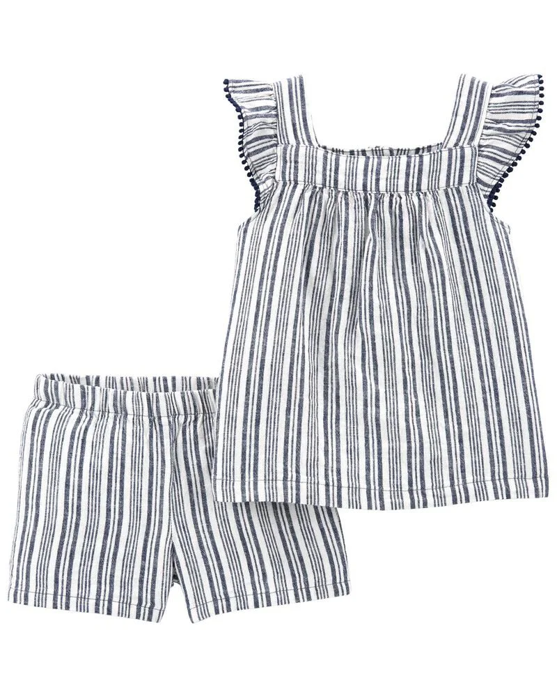 Carter's Set 2 piese Top si pantaloni scurti de in foto