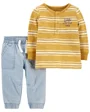Carter's Set 2 piese Pantaloni si bluza cu dungi foto