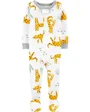 Carter's Pijama cu fermoar Leopard foto