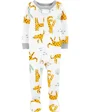 Carter's Pijama cu fermoar Leopard foto