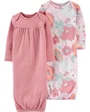 Carter's Set 2 piese Saci de dormit Flori foto