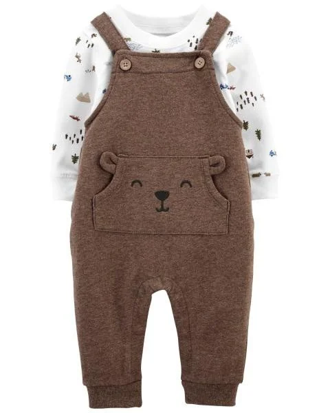 Carter's Set 2 piese Bluza si salopeta Ursulet foto