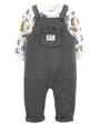 Carter's Set 2 piese Bluza si salopeta Gri foto