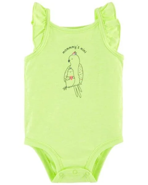 Carter's Body tip maiou cu volanase neon foto