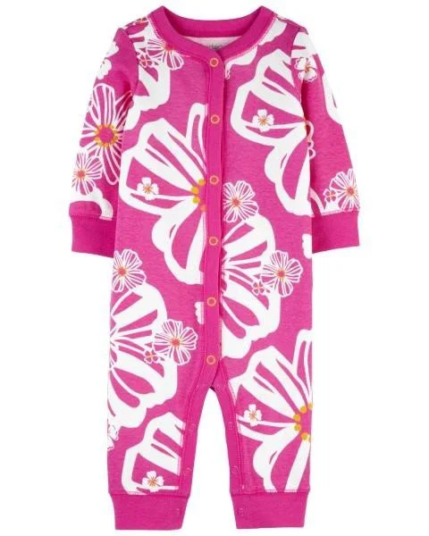 Carter's Pijama cu capse Flori foto