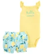 Carter's Set 2 piese Body si pantaloni scurti Lamai foto
