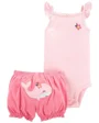 Carter's Set 2 piese Body si pantaloni scurti Balena foto