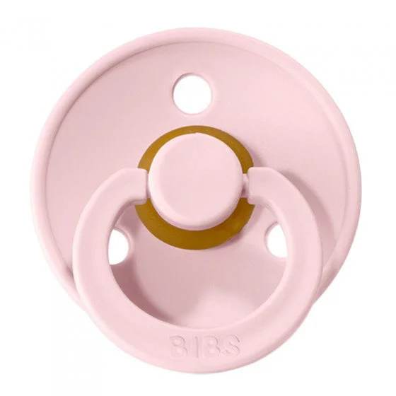 Suzeta rotunda BIBS Blossom din latex (0-6 luni) foto