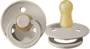 Suzeta rotunda BIBS Sand din latex (18-36 luni) foto
