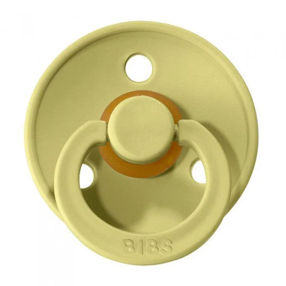 Suzeta rotunda BIBS Meadow din latex (6-18 luni) foto