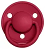 Suzeta rotunda BIBS De Lux Ruby din silicon (0-36 luni) foto
