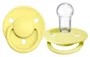 Suzeta rotunda BIBS De Lux Sunshine din silicon (0-36 luni) foto