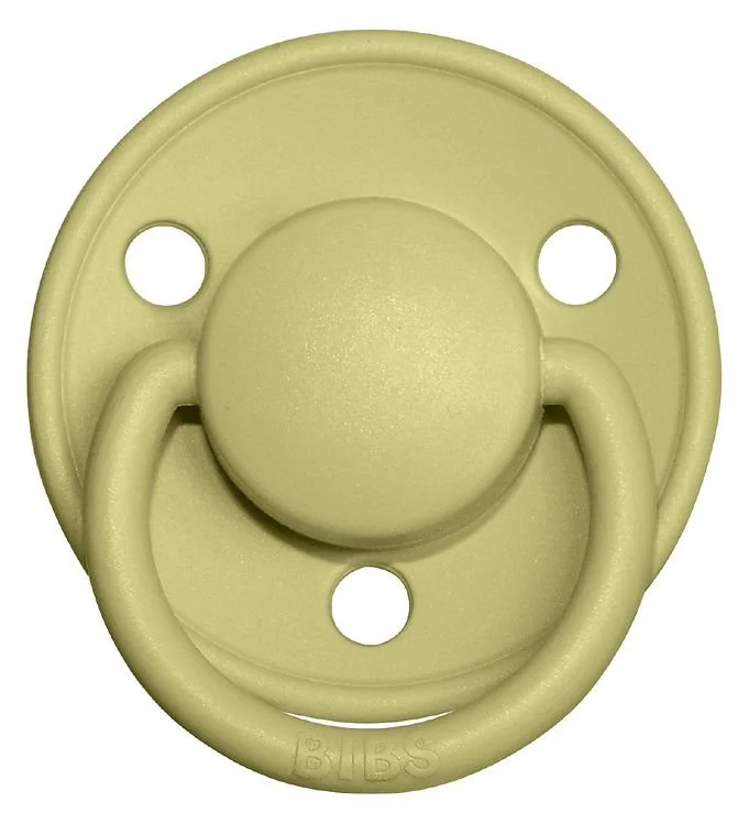 Suzeta rotunda BIBS De Lux Meadow din silicon (0-36 luni) foto