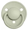 Suzeta rotunda BIBS De Lux Sage din silicon (0-36 luni) foto