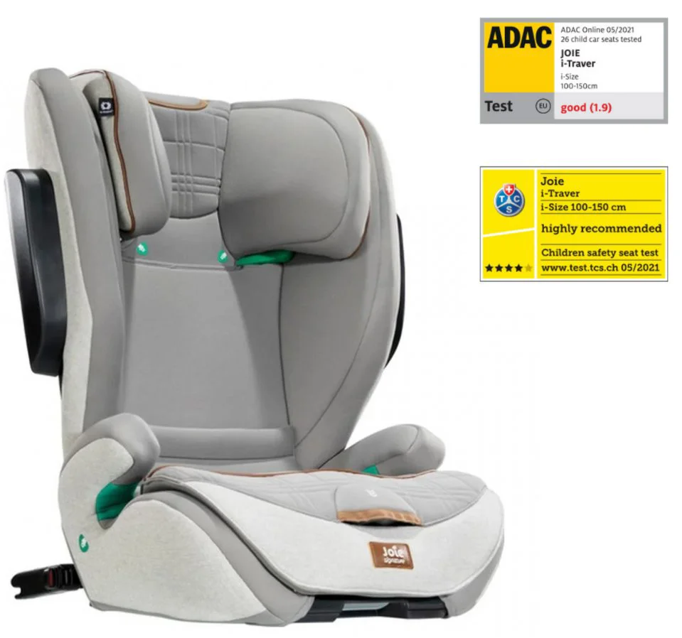 Scaun auto cu isofix Joie i-Traver Signature Oyster, 100 - 150 cm foto