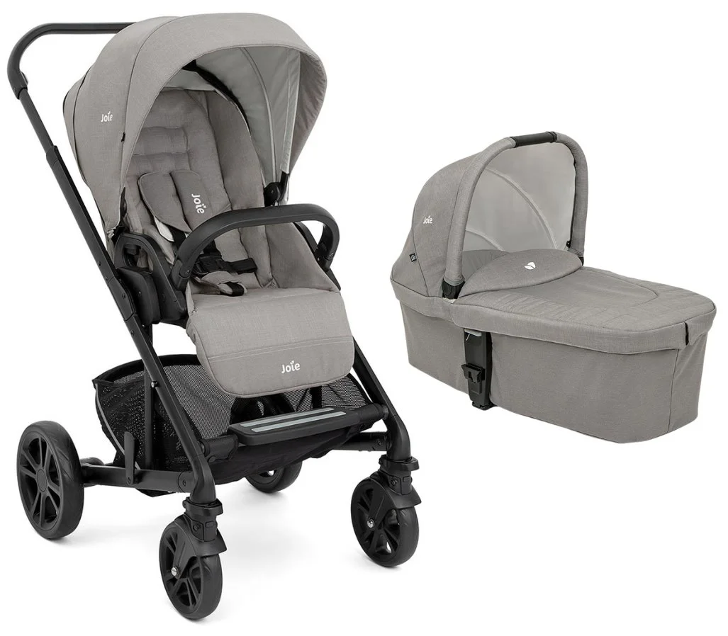 Carucior multifunctional 2 in 1 Joie Chrome Pebble