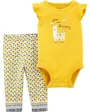 Carter's Set 2 piese Body si pantaloni Lama foto
