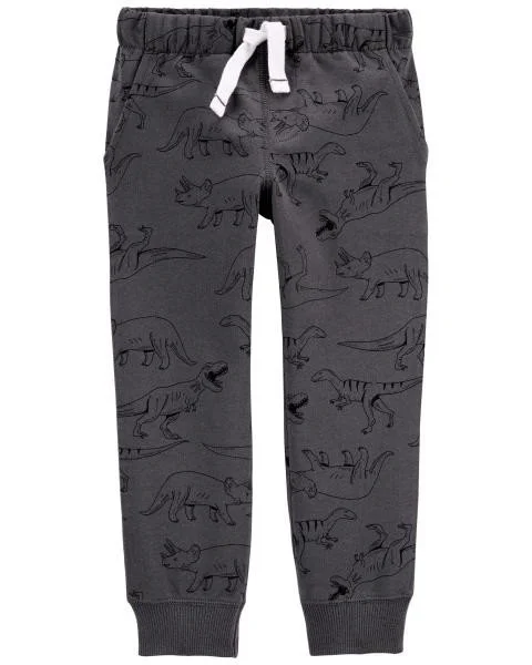 Carter's Pantaloni gri Dinozauri