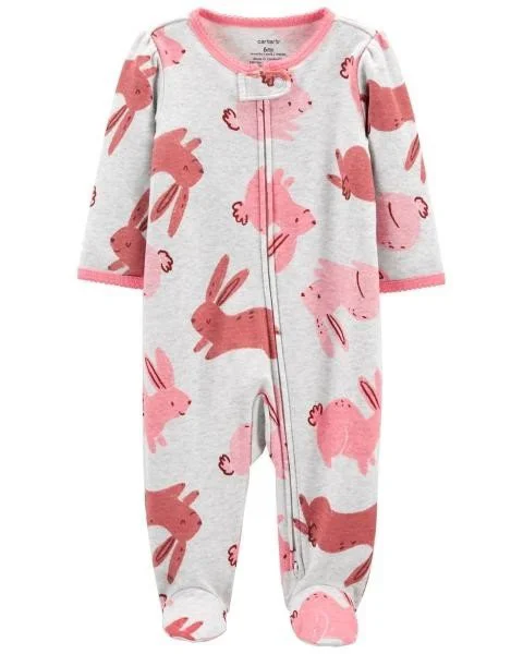 Carter's Pijama cu fermoar reversibil Iepuras foto